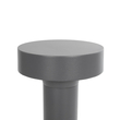GLOBOSTAR® KIPASIO 90540 Φωτιστικό Κολωνάκι Κήπου LED 15W 1500lm 60° AC 220-240V Αδιάβροχο IP65 Θερμό Λευκό 2700K - Γκρι Ανθρακί - Μ15 x Π15 x Υ58cm - 3 Χρόνια Εγγύηση