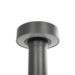 GLOBOSTAR® KIPASIO 90540 Φωτιστικό Κολωνάκι Κήπου LED 15W 1500lm 60° AC 220-240V Αδιάβροχο IP65 Θερμό Λευκό 2700K - Γκρι Ανθρακί - Μ15 x Π15 x Υ58cm - 3 Χρόνια Εγγύηση