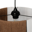 GLOBOSTAR® TAG 205-0059 Boho Κρεμαστό Φωτιστικό Οροφής με Ντουί 1 x E27 AC 220-240V IP20 - Λευκό & Καφέ - M30 x Π30 x Υ18cm GLOBOSTAR® TAG 205-0059 Boho Κρεμαστό Φωτιστικό Οροφής με Ντουί 1 x E27 AC 220-240V IP20 - Λευκό & Καφέ - M30 x Π30 x Υ18cm