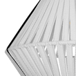 GLOBOSTAR® NUI 205-0063 Boho Κρεμαστό Φωτιστικό Οροφής με Ντουί 1 x E27 AC 220-240V IP20 - Λευκό - M36 x Π36 x Υ27cm GLOBOSTAR® NUI 205-0063 Boho Κρεμαστό Φωτιστικό Οροφής με Ντουί 1 x E27 AC 220-240V IP20 - Λευκό - M36 x Π36 x Υ27cm