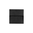 kelvo® STEPART KLV-101-0104 Μοντέρνο Φωτιστικό Σκαλοπατιού - Διαδρόμου LED 4W 500lm 45° AC 220-240V Αδιάβροχο IP65 Θερμό Λευκό 2700K - Lumileds SMD Chip & TÜV SÜD Driver - Μαύρο Ματ - Μ15 x Π3.5 x Υ15cm - 5 Χρόνια Εγγύηση