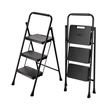 Πτυσσόμενη σκάλα-σκαμπό σιδερένια - 109-3 - 617471