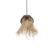 GLOBOSTAR® RIKTA 205-0077 Boho Κρεμαστό Φωτιστικό Οροφής με Ντουί 1 x E27 AC 220-240V IP20 - Μπεζ - M20 x Π20 x Υ30cm GLOBOSTAR® RIKTA 205-0077 Boho Κρεμαστό Φωτιστικό Οροφής με Ντουί 1 x E27 AC 220-240V IP20 - Μπεζ - M20 x Π20 x Υ30cm