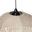 GLOBOSTAR® PLUVIA 205-0081 Boho Κρεμαστό Φωτιστικό Οροφής με Ντουί 1 x E27 AC 220-240V IP20 - Μπεζ - M40 x Π40 x Υ70cm
