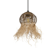 GLOBOSTAR® RIKTA 205-0077 Boho Κρεμαστό Φωτιστικό Οροφής με Ντουί 1 x E27 AC 220-240V IP20 - Μπεζ - M20 x Π20 x Υ30cm GLOBOSTAR® RIKTA 205-0077 Boho Κρεμαστό Φωτιστικό Οροφής με Ντουί 1 x E27 AC 220-240V IP20 - Μπεζ - M20 x Π20 x Υ30cm