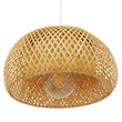 GLOBOSTAR® SAN TROPEZ 01626 Boho Κρεμαστό Φωτιστικό Οροφής με Ντουί 1 x E27 AC 220-240V IP20 - Μπεζ - Μ38 x Π38 x Υ22cm
