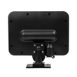 GLOBOSTAR® ZETA 71462 Προβολέας με Ανιχνευτή PIR / Αισθητήρα Κίνησης LED 20W 1000lm 120° DC 5V με Φωτοβολταϊκό Panel 5V 1W & Επαναφορτιζόμενη Μπαταρία Li-ion 3.2V 2400mAh Αδιάβροχο IP65 Ψυχρό Λευκό 6000K - Sanan COB Chip - Μαύρο - Μ15 x Π3.5 x Υ13cm - 2 Χρόνια Εγγύηση