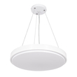 GLOBOSTAR® CASPER 61018 Μοντέρνο Κρεμαστό Φωτιστικό Οροφής LED 76W 8372lm 120° AC 220-240V IP20 Ρυθμιζόμενο Λευκό CCT με Χειριστήριο από 2700K έως 6000K Dimmable - Lumileds SMD Chip - Λευκό Ματ - Μ45 x Π45 x Υ5.5cm - 3 Χρόνια Εγγύηση