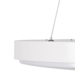 GLOBOSTAR® CASPER 61018 Μοντέρνο Κρεμαστό Φωτιστικό Οροφής LED 76W 8372lm 120° AC 220-240V IP20 Ρυθμιζόμενο Λευκό CCT με Χειριστήριο από 2700K έως 6000K Dimmable - Lumileds SMD Chip - Λευκό Ματ - Μ45 x Π45 x Υ5.5cm - 3 Χρόνια Εγγύηση
