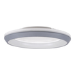 GLOBOSTAR® MELINA 61042 Μοντέρνο Φωτιστικό Οροφής LED 55W 6376lm 120° AC 220-240V IP20 Ρυθμιζόμενο Λευκό CCT με Χειριστήριο από 2700K έως 6000K Dimmable - Lumileds SMD Chip - Γκρι - Μ48 x Π48 x Υ9cm - 3 Χρόνια Εγγύηση