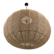 GLOBOSTAR® MANDALA 00732 Boho Κρεμαστό Φωτιστικό Οροφής με Ντουί 1 x E27 AC 220-240V IP20 - Μπεζ - Μ80 x Π80 x Υ60cm