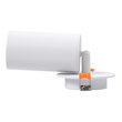 GLOBOSTAR® LEO 60351 Χωνευτό Κινούμενο Φωτιστικό Downlight Σποτ με Ντουί 1 x GU10 AC 220-240V IP20 - Λευκό Ματ - Μ9 x Π9 x Υ17cm / Q7cm