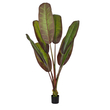 GloboStar® Artificial Garden BLOODY BANANA TREE 20119 - Τεχνητό Διακοσμητικό Φυτό Αιματόφυλλη Μπανανιά - Μπανανόδεντρο Υ220cm