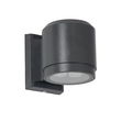 GLOBOSTAR® WALLLIGHT-SONA 90482 Μοντέρνο Φωτιστικό Τοίχου - Απλίκα LED 12W 1140lm 5° DC 24V Αδιάβροχο IP67 Φυσικό Λευκό 4500K - CREE COB Chip & TÜV SÜD Driver - Γκρι Ανθρακί Ματ - Μ9.5 x Π13 x Υ11cm - 3 Χρόνια Εγγύηση