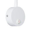 GLOBOSTAR® GOOSE 60876 Μοντέρνο Φωτιστικό Τοίχου - Απλίκα Ξενοδοχείου Reading Light LED 3W 300lm 36° AC 220-240V IP20 Φυσικό Λευκό 4500K - CREE XPE Chip & TÜV SÜD Driver - Λευκό Ματ - Μ6.5 x Π15 x Υ24.5cm - 3 Χρόνια Εγγύηση