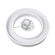 GLOBOSTAR® RA 61195 Μοντέρνο Κρεμαστό Φωτιστικό Οροφής LED 67W 7370lm 120° AC 220-240V IP20 Ρυθμιζόμενο Λευκό CCT με Χειριστήριο από 2700K έως 6000K Dimmable - Lumileds SMD Chip - Λευκό Ματ - Μ60 x Π60 x Υ8cm - 3 Χρόνια Εγγύηση
