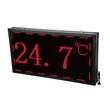 GLOBOSTAR® DISPLAY 90298 Κυλιόμενη Ψηφιακή Επιγραφή 96x48cm P10 Διπλής Όψης LED AC 220-240V Αδιάβροχο IP65 Κόκκινο - WiFi Control μέσω FK APP - Αισθητήρας Θερμοκρασίας & Υγρασίας - Μ102 x Π11 x Υ54.5cm - 2 Χρόνια Εγγύηση