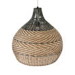 GLOBOSTAR® SEYCHELLES 01949 Boho Κρεμαστό Φωτιστικό Οροφής με Ντουί 1 x E27 AC 220-240V IP20 - Καφέ & Λαδί - Μ60 x Π60 x Υ60cm