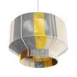 GLOBOSTAR® SALERNO 02290 Boho Κρεμαστό Φωτιστικό Οροφής με Ντουί 1 x E27 AC 220-240V IP20 - Πολύχρωμο - Μ50 x Π50 x Υ35cm