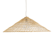 GLOBOSTAR® KAIA 02347 Boho Κρεμαστό Φωτιστικό Οροφής με Ντουί 1 x E27 AC 220-240V IP20 - Μπεζ - Μ80 x Π80 x Υ26cm
