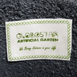 GloboStar® Artificial Garden NASHVILLE 20716 Επιδαπέδιο Πολυεστερικό Τσιμεντένιο Κασπώ Γλάστρα - Flower Pot Μαύρο Φ40 x Υ50cm