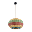 GLOBOSTAR® CABALLEROS 02055 Boho Κρεμαστό Φωτιστικό Οροφής με Ντουί 1 x E27 AC 220-240V IP20 - Πολύχρωμο - Μ40 x Π40 x Υ25cm