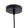 GLOBOSTAR® MONTANA 02384 Boho Κρεμαστό Φωτιστικό Οροφής με Ντουί 1 x E27 AC 220-240V IP20 - Μαύρο - Μ80 x Π80 x Υ40cm