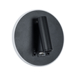 GLOBOSTAR® LADY-R 60938 Μοντέρνο Φωτιστικό Τοίχου - Απλίκα Ξενοδοχείου Reading Light με Φορτιστή USB 3A LED 6W 600lm 36° & 360° AC 220-240V IP20 Φυσικό Λευκό 4500K - Bridgelux COB Chip & TÜV SÜD Driver - Μαύρο Ματ - Μ15 x Π15 x Υ7cm - 3 Χρόνια Εγγύηση