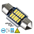 GLOBOSTAR® C5W 81328 Σωληνωτή Λάμπα C5W 31mm CANbus LED 3W 300lm 120° DC 12-24V IP20 Ψυχρό Λευκό 6000K - 10 x Epistar SMD4014 - Μ3.1 x Π1.2 x Υ1.2cm - 1 Χρόνο Εγγύηση