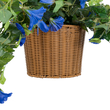GloboStar® Artificial Garden MORNING GLORY HANGING PLANT 20636 Τεχνητό Κρεμαστό Διακοσμητικό Φυτό Ορτανσίας Y55cm