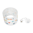 GLOBOSTAR® DINO 204-0014 Παιδικό Κρεμαστό Φωτιστικό Οροφής με Ντουί 1 x E27 AC 220-240V IP20 - Πολύχρωμο - Μ28 x Π28 x Υ24cm