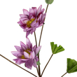 GloboStar® Artificial Garden PINK LOTUS BRANCH 21335 Τεχνητό Διακοσμητικό Ροζ Κλαδί Λωτός Y121cm