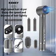 Πιστολάκι & ηλεκτρική βούρτσα μαλλιών - 5in1 - KM-6919 - Kemei