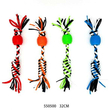 Παιχνίδι σκύλου σχοινί με μπάλα - 32cm - 550500 - 12PCS