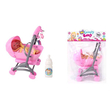 Παιδικό καροτσάκι mini με κούκλα - 0812-156 - 917426