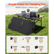 Φορητός σταθμός παραγωγής ενέργειας VEVOR με ηλιακό πάνελ 100W, σταθμός παραγωγής ενέργειας με ηλιακή γεννήτρια 600W, εφεδρική μπαταρία LiFePO4 493Wh με 7 θύρες εξόδου για οικιακή έκτακτη ανάγκη, κάμπινγκ σε εξωτερικούς χώρους, ταξίδια με τροχόσπιτο