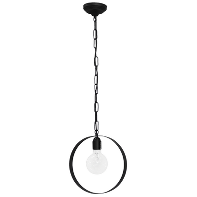 Κρεμαστό φωτιστικό HALKA/25 1L CHAIN BLACK