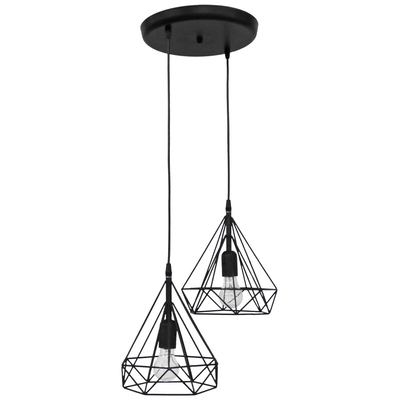 DM-02 PENDEL 2/L BLACK ΚΡΕΜΑΣΤΟ ΑΝΙΣΟΠΕΔΟ ΔΙΑΜΑΝΤΙ
