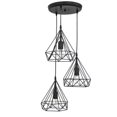 DM-02 PENDEL 3/L BLACK ΚΡΕΜΑΣΤΟ ΑΝΙΣΟΠΕΔΟ ΔΙΑΜΑΝΤΙ