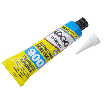 LOGO 900 Αντιμουχλική Σιλικόνη 85ml Λευκή