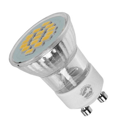Λάμπα LED Σποτ M35 GU10 4W 230V 320lm 120° Θερμό Λευκό 3000k GloboStar 90602