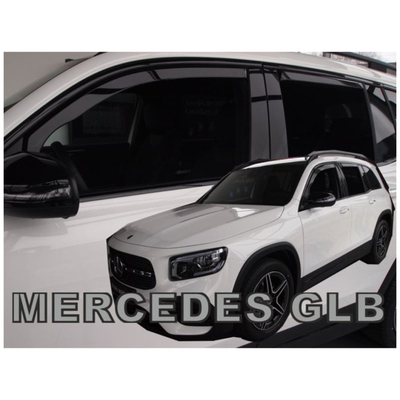 MERCEDES GLB X247 5D 2019+ ΣΕΤ ΑΝΕΜΟΘΡΑΥΣΤΕΣ ΑΥΤΟΚΙΝΗΤΟΥ ΑΠΟ ΕΥΚΑΜΠΤΟ ΦΙΜΕ ΠΛΑΣΤΙΚΟ HEKO - 4 ΤΕΜ.