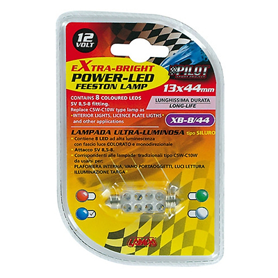 ΛΑΜΠΑΚΙ ΠΛΑΦΟΝΙΕΡΑΣ 8 LED 13x44mm