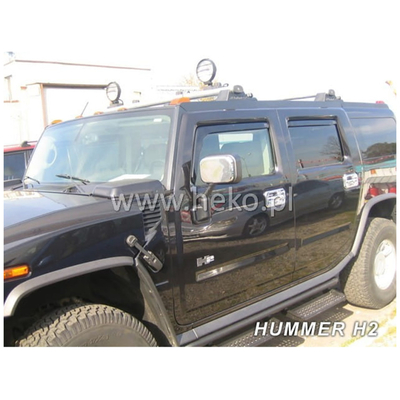 HUMMER H2 2002-2009 5D ΖΕΥΓΑΡΙ ΑΝΕΜΟΘΡΑΥΣΤΕΣ ΑΥΤΟΚΙΝΗΤΟΥ ΑΠΟ ΕΥΚΑΜΠΤΟ ΦΙΜΕ ΠΛΑΣΤΙΚΟ HEKO - 2 ΤΕΜ.