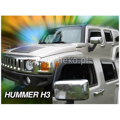 HUMMER H3 2006-2010 5D ΖΕΥΓΑΡΙ ΑΝΕΜΟΘΡΑΥΣΤΕΣ ΑΥΤΟΚΙΝΗΤΟΥ ΑΠΟ ΕΥΚΑΜΠΤΟ ΦΙΜΕ ΠΛΑΣΤΙΚΟ HEKO - 2 ΤΕΜ.