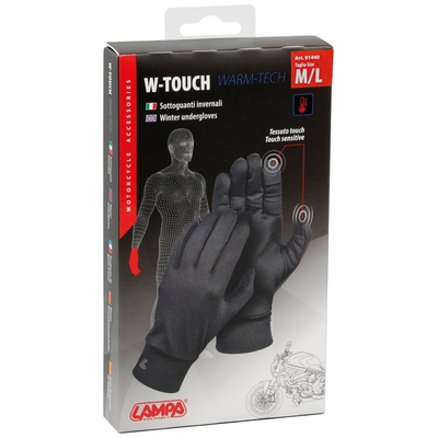 ΓΑΝΤΙΑ ΜΗΧΑΝΗΣ ΜΑΛΑΚΑ ΚΑΙ ΖΕΣΤΑ ΜΕ ΑΙΣΘΗΣΗ ΑΦΗΣ W-TOUCH WARM-TECH ΠΟΛΥΕΣΤΕΡΙΚΑ (M/L)