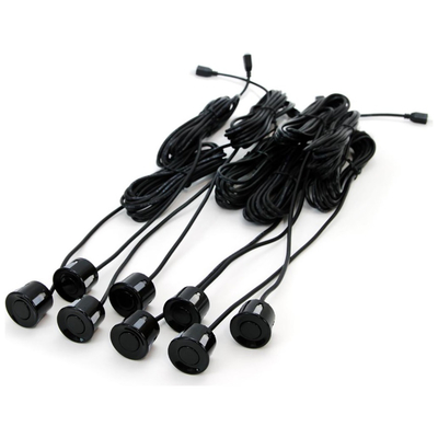 ΣΥΣΤΗΜΑ ΠΑΡΚΑΡΙΣΜΑΤΟΣ 12V 8 ΜΑΤΙΑ ΜΑΥΡΑ ΕΜΠΡΟΣ-ΠΙΣΩ Φ22mm ΜΕ ΟΘΟΝΗ LED AMiO - 1 ΤΕΜ.