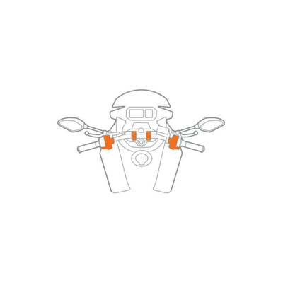 ΒΑΣΗ ΣΤΗΡΙΞΗΣ ΚΙΝΗΤΟΥ MOTO ΜΕΤΑΛΛΙΚΗ M6 PRO ΓΙΑ ΒΙΔΕΣ ΣΤΟ ΤΙΜΟΝΙ Μ6 (ΘΗΚΕΣ OPTI CASE) TITAN SERIES LAMPA  - 1 TEM.