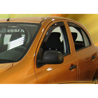 NISSAN MICRA K13 5D 11/2010-2016 ΖΕΥΓΑΡΙ ΑΝΕΜΟΘΡΑΥΣΤΕΣ ΑΠΟ ΕΥΚΑΜΠΤΟ ΦΙΜΕ ΠΛΑΣΤΙΚΟ HEKO - 2 ΤΕΜ.