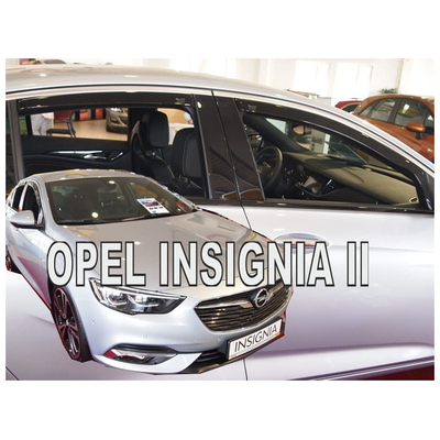 OPEL INSIGNIA II 5D 2017+ ΣΕΤ ΑΝΕΜΟΘΡΑΥΣΤΕΣ ΑΥΤΟΚΙΝΗΤΟΥ ΑΠΟ ΕΥΚΑΜΠΤΟ ΦΙΜΕ ΠΛΑΣΤΙΚΟ HEKO - 4 ΤΕΜ.